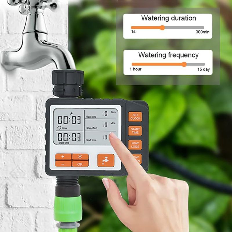 claper reglable timer garden etr picine